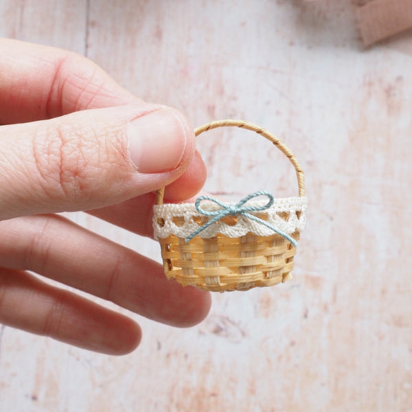 Miniature Parisian Carry Basket