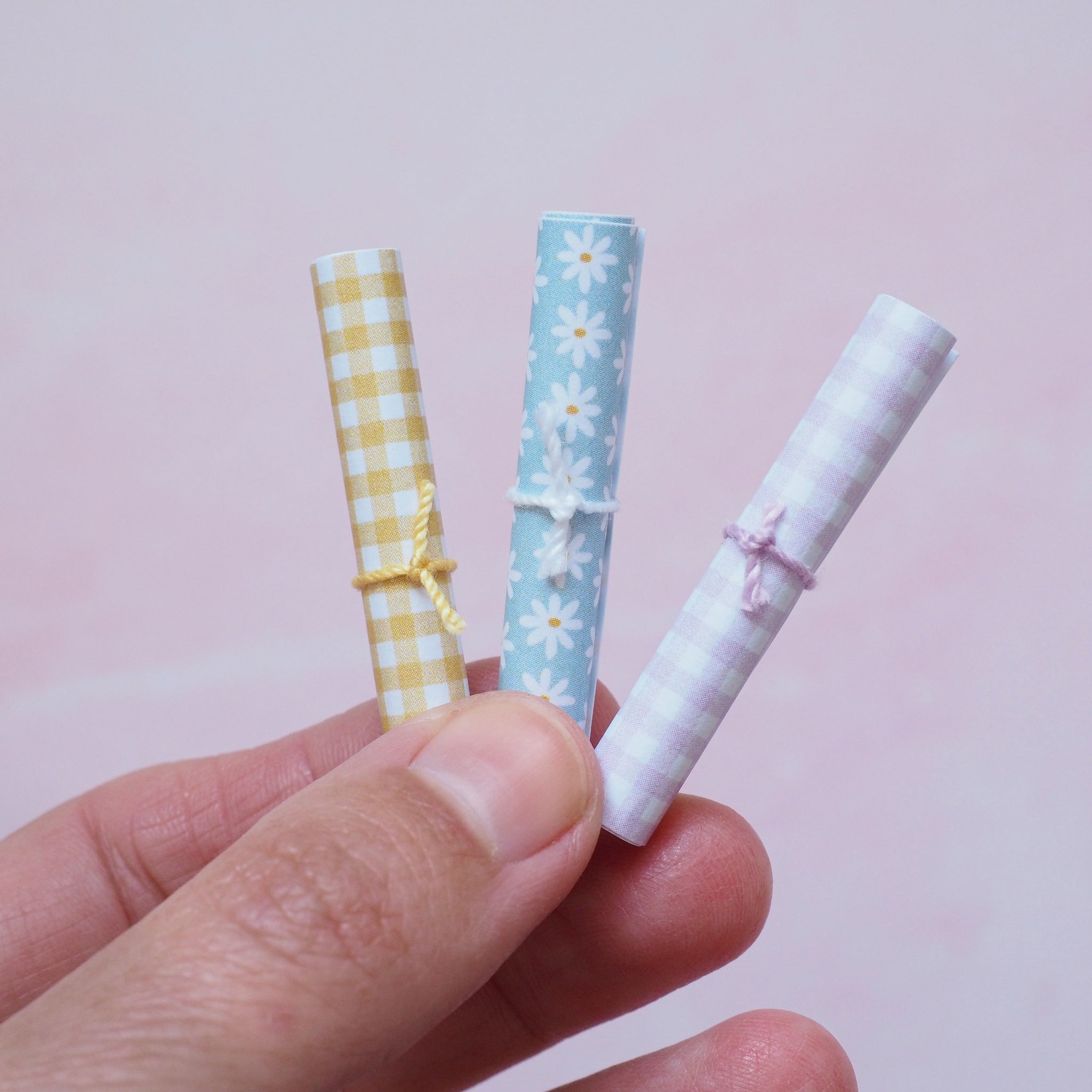 Miniature Wrapping Paper - Set of Three