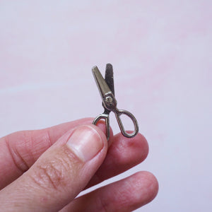 Miniature Silver Scissors