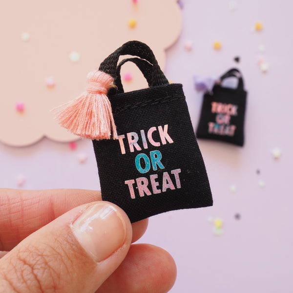 Miniature Trick or Treat Tote Bag