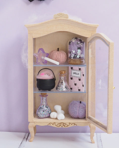 Miniature Wooden Display Cabinet