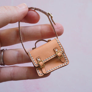 Miniature Leather Satchel