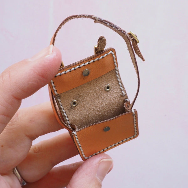 Miniature Leather Satchel