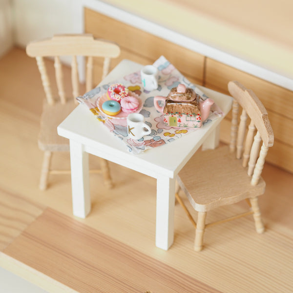 Miniature Bare Wood Spindle Chair