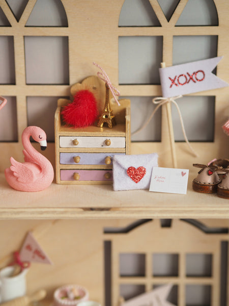 Pair of Felt Love Letters