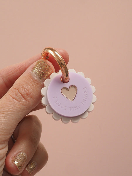 'I Love Tiny Things' Charm