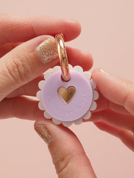 'I Love Tiny Things' Charm