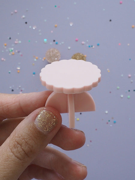 Scalloped Acrylic Cake Stand - Halloween 2026