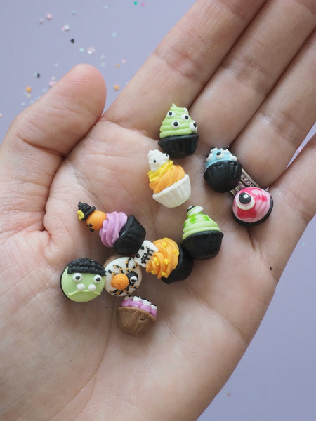 Miniature Halloween Cupcakes - Set of 3 (lucky dip)