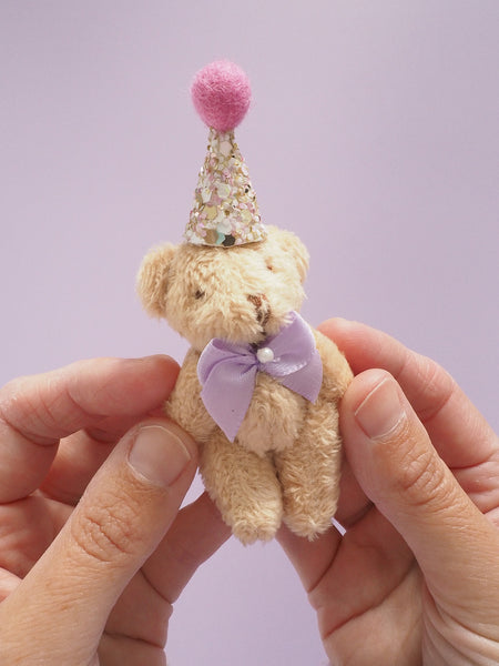 Tiny Sparkly Party Teddy Bear