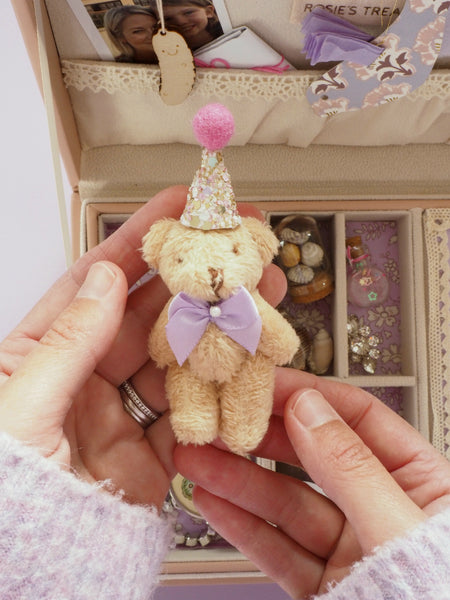 Tiny Sparkly Party Teddy Bear