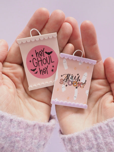 Miniature Halloween Poster Hangers