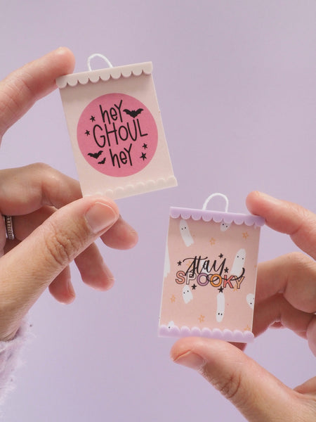 Miniature Halloween Poster Hangers