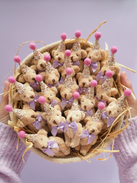 Tiny Sparkly Party Teddy Bear