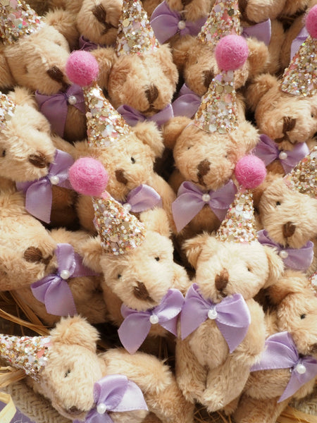 Tiny Sparkly Party Teddy Bear