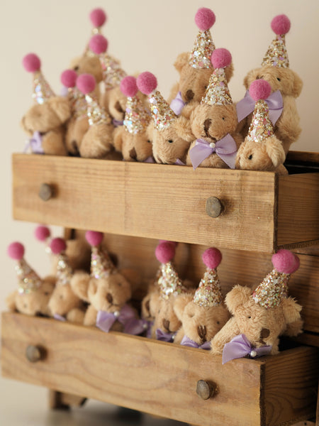 Tiny Sparkly Party Teddy Bear
