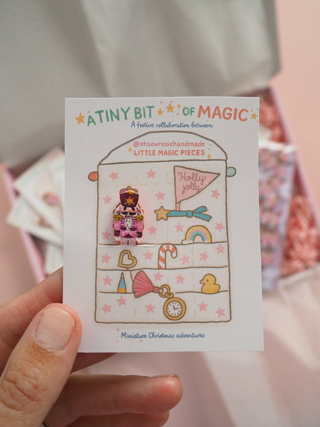 Miniature Pink Nutcracker - Little Magic Pieces