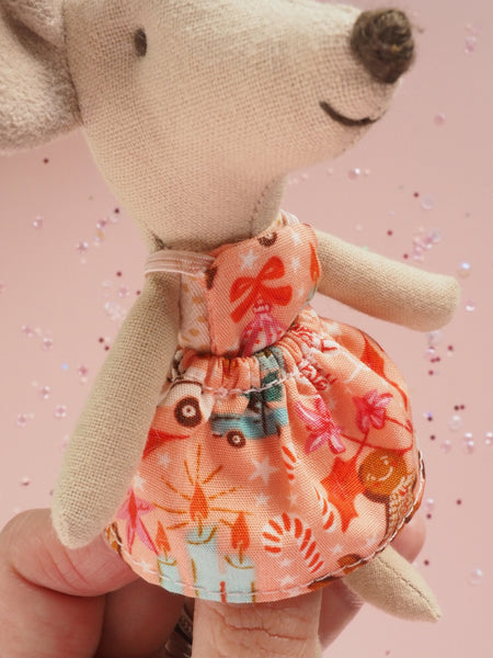 Vintage Christmas Dress - Maileg Little Sister