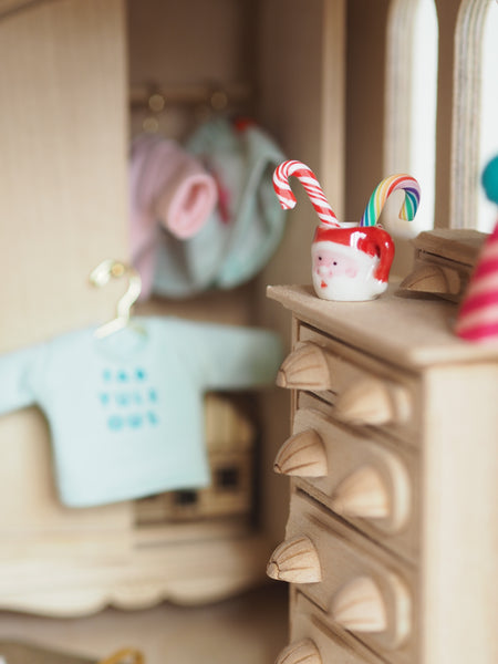 Miniature Santa Mug