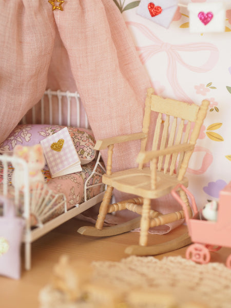 Miniature Wooden Rocking Chair