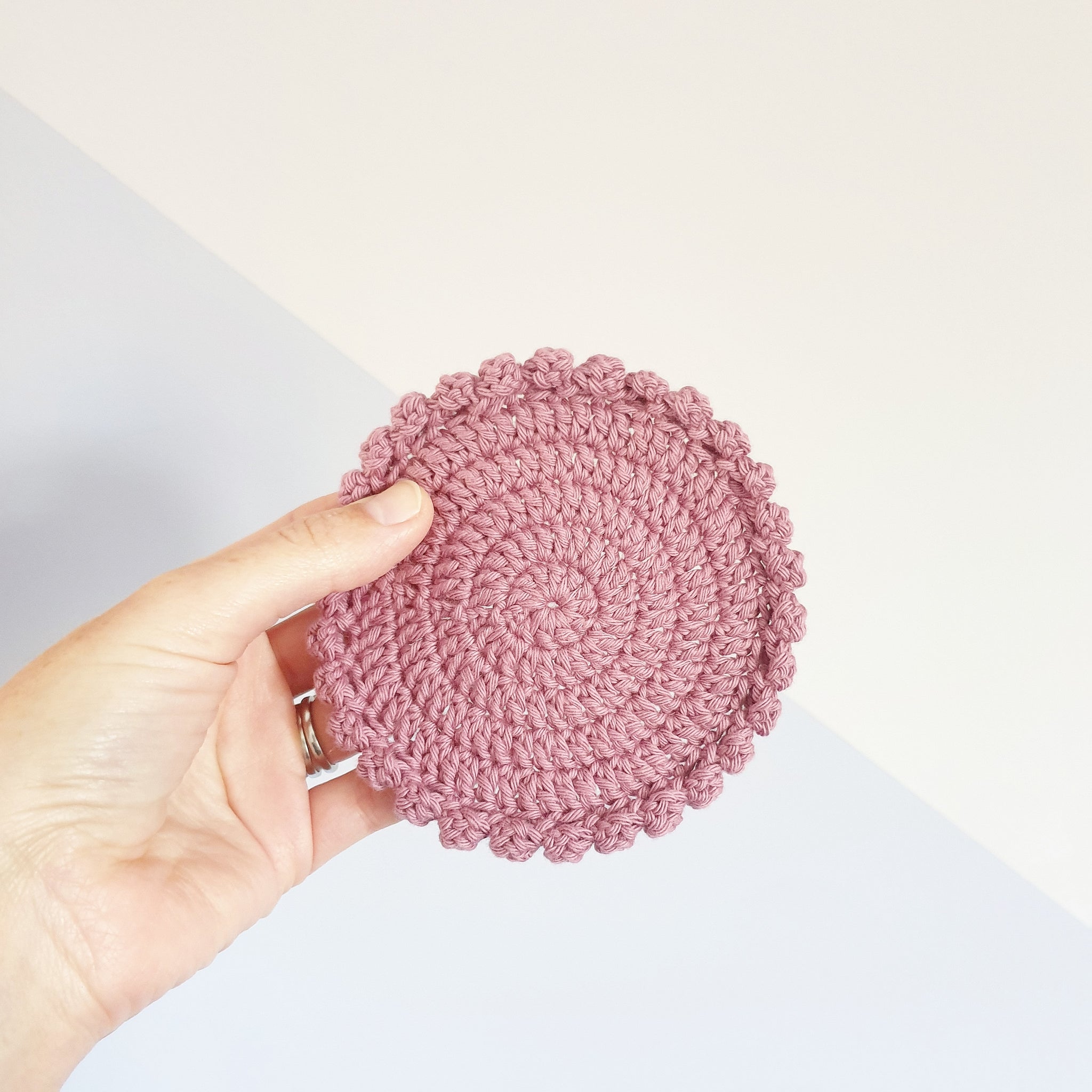 Miniature Round Crochet Rug