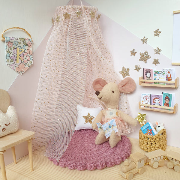 Miniature Dollhouse Initial Banner