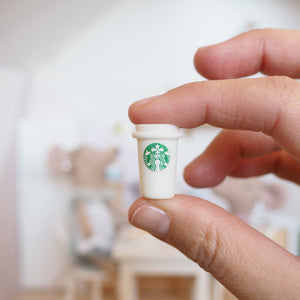 Miniature Takeaway Coffee Cup