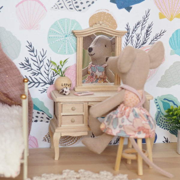 Miniature Dressing Table with Mirror
