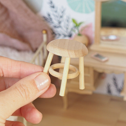 Miniature Wooden Stool
