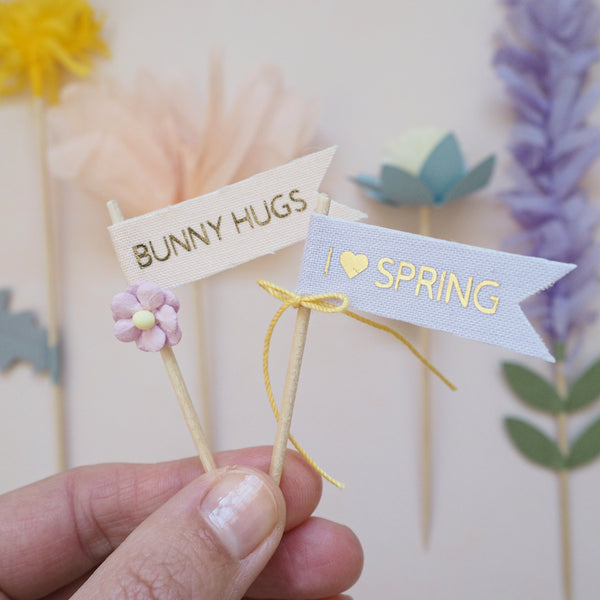 Miniature Easter Flags