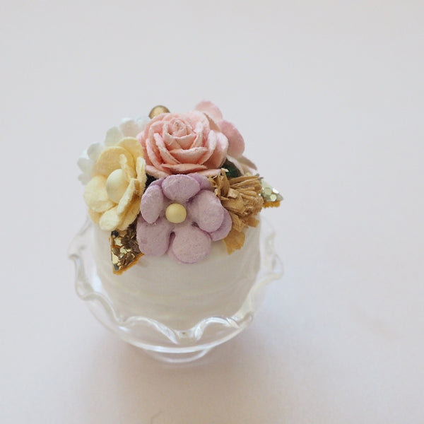 Miniature Floral Cake