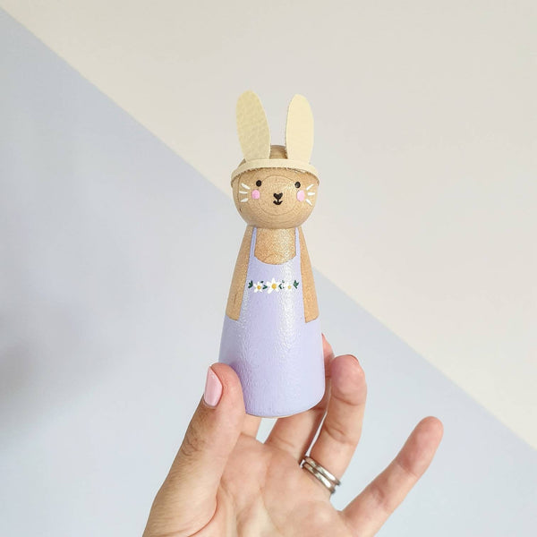 Bunny Peg Doll Girl